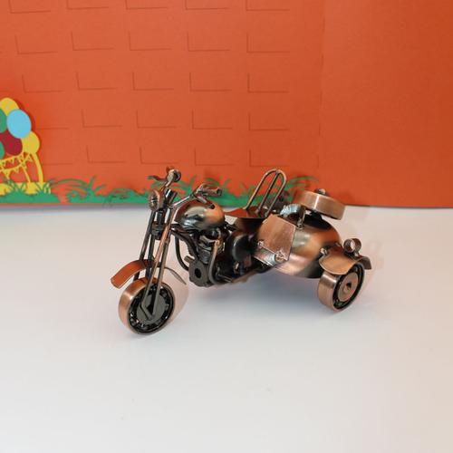 新款雪地战车三轮摩托车模型工艺摆件家居装饰品礼品金属产品爆款